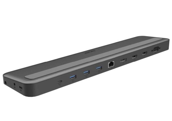 ACER Acer Acer 13in1 Type C Minidock: 3*USB3; 1*USB C; SD/TF; 2*HDMI; DP; RJ45; USB C; 3.5mm Audio