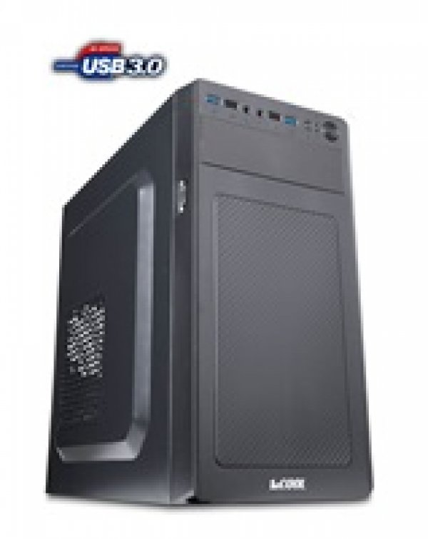 1stCOOL skříň STEP 3 ver.2, micro ATX, AU, 2xUSB 3.0 + 2x USB 2.0, bez zdroje, Black