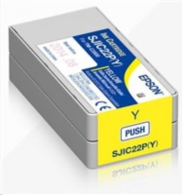 Náplň EPSON C33S020604, SJIC22PY žlutá (32,6 ml)