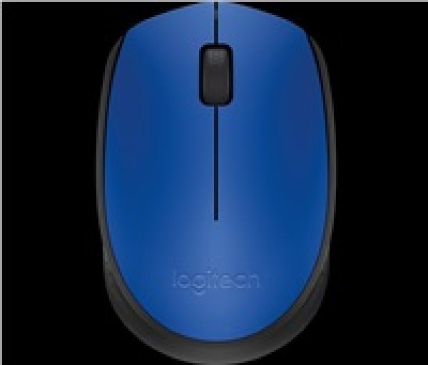 myš Logitech Wireless Mouse M171, modrá