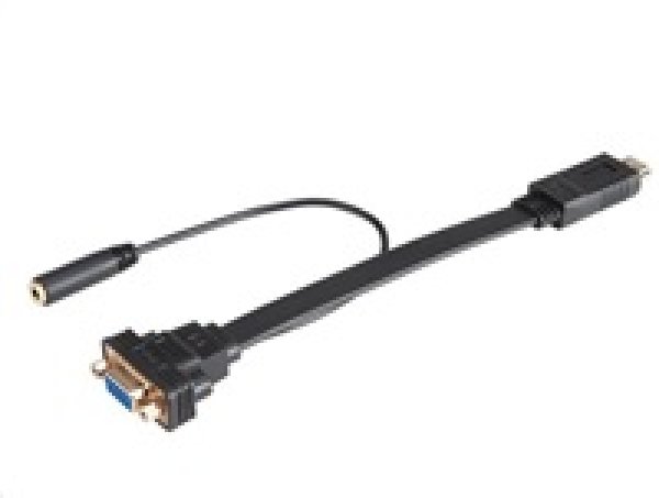 AKASA - HDMI na VGA s audio konektorem (AK-CBHD18-20BK)