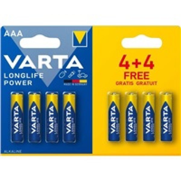 Varta LR03/4+4 Longlife POWER 4903