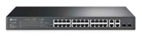 TP-Link OMADA JetStream switch TL-SL2428P (24x100Mb/s, 2xGbE, 2GbE/2xSFP combo, 24xPoE+, 250W)