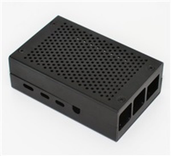 JOY-IT RASPBERRY PI case Alu pro Raspberry Pi 4 B, černá