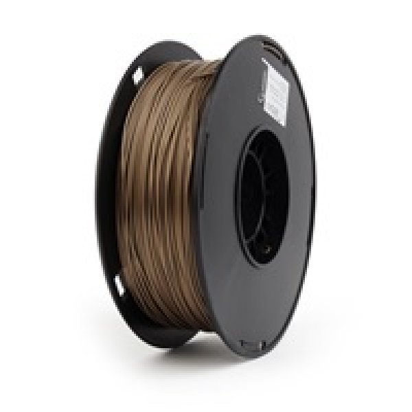 GEMBIRD Tisková struna (filament) PLA PLUS, 1,75mm, 1kg, zlatá metalická