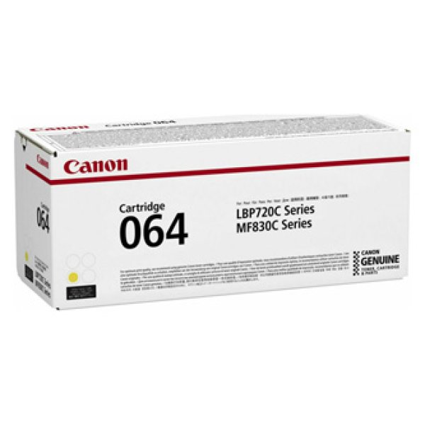 Toner CANON CRG 064Y, 4931C001 žlutý (5 000 stran)