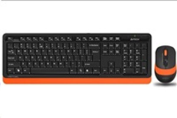 A4tech FG1010 FSTYLER set bezdr. klávesnice + myši, oranžová barva