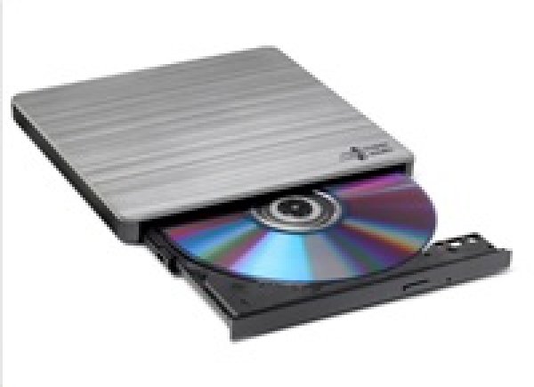 Externí mechanika HITACHI LG DVD-W/CD-RW/DVD±R/±RW/RAM GP60NS60, Slim, Silver, box+SW (GP60NS60) 