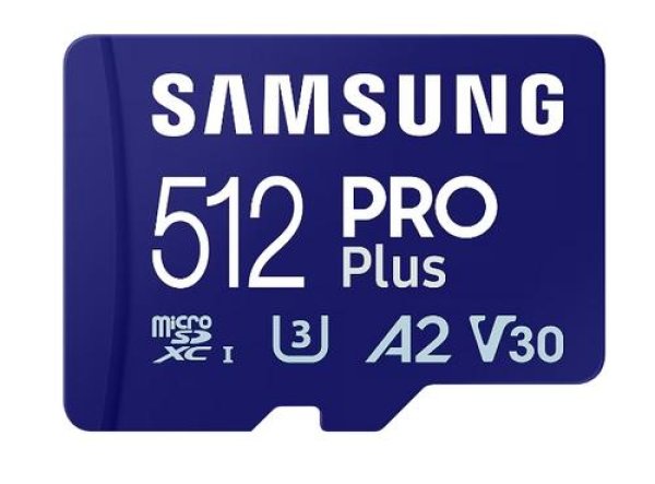 Samsung/micro SDXC/512GB/180MBps/Class 10/+ Adaptér/Modrá