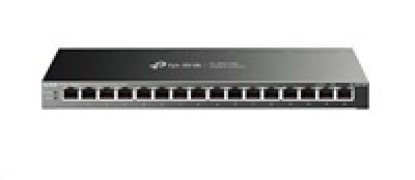 TP-Link switch TL-SG116P (16xGbE, 16xPoE+, 120W, fanless)