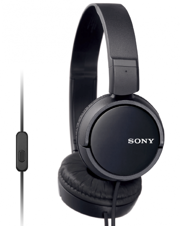 SONY stereo sluchátka MDR-ZX110AP, černá