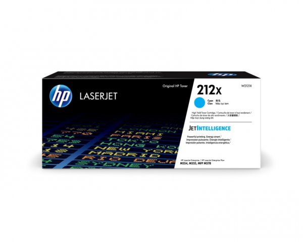 Toner HP W2121X, HP 212X azurový (10 000 stran)