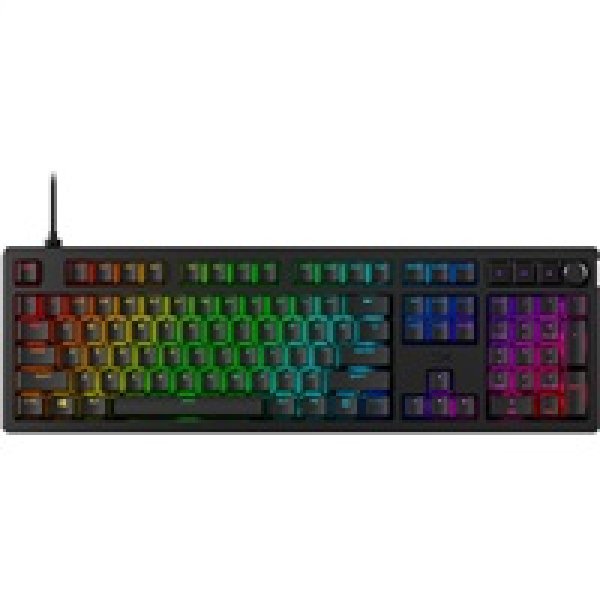 HP HyperX Alloy Rise/Drátová USB/US layout/Černá