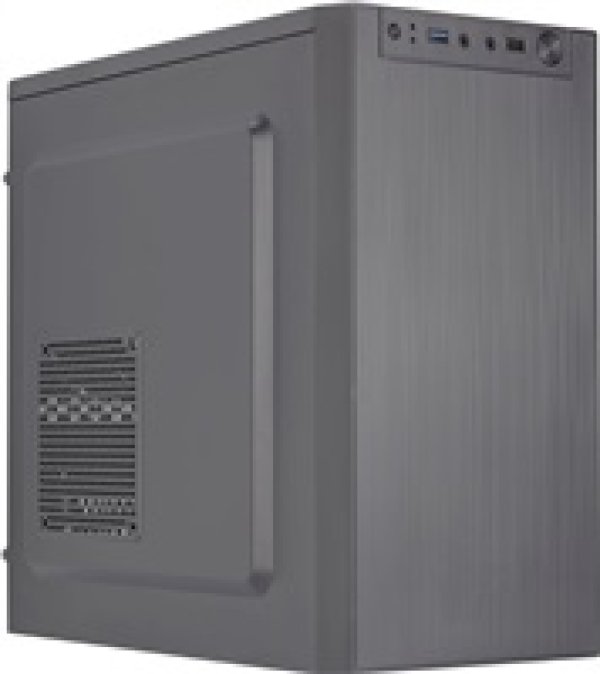 EUROCASE skříň MC X108 grey, micro tower, 1x USB 3.0, 1x USB 2.0, 2x audio, bez zdroje