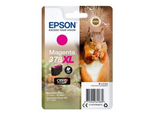 Náplň EPSON 378XL, C13T37934010 purpurová - Blistr