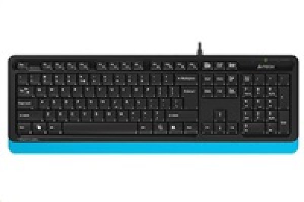 A4tech FK10 FSTYLER, klávesnice, CZ/US, USB, modrá barva