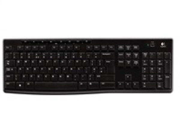 Logitech K270/Bezdrátová USB/CZ-SK layout/Černá