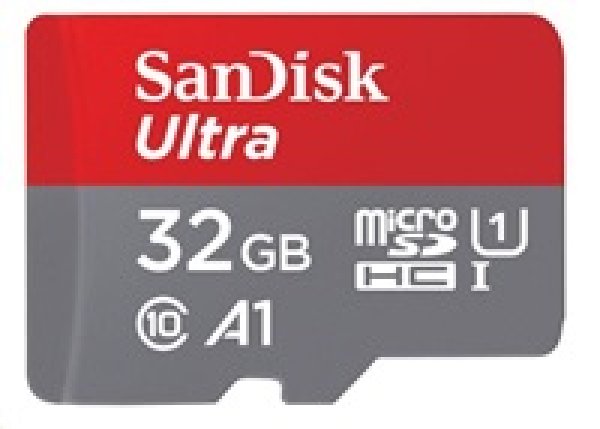 SanDisk MicroSDHC karta 32GB Ultra (120MB/s, A1 Class 10 UHS-I, Android - Tablet Packaging, Memory Zone App) + adaptér