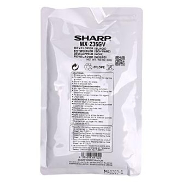 Sharp originální developer MX-235GV, black, 50000str., Sharp MX 2300