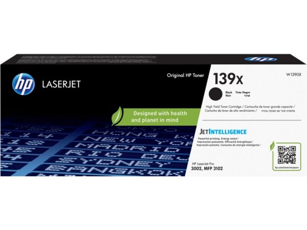 Toner HP W1390X, HP 139X černý (4 000 stran)