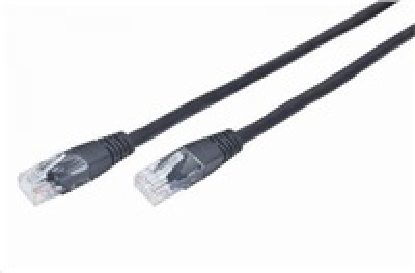 GEMBIRD kabel patchcord Cat5e UTP 1m, černý