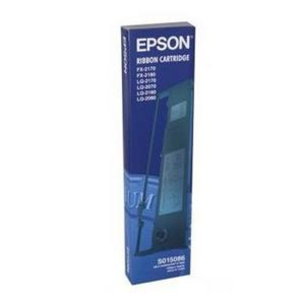 Epson originální páska do tiskárny, C13S015086, černá, Epson LQ 2070, 2170, 2180, 2080, FX 2170, FX 2180