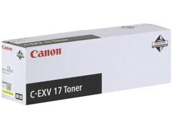 Toner CANON C-EXV17 Y, 0259B002 žlutý (36 000 stran)