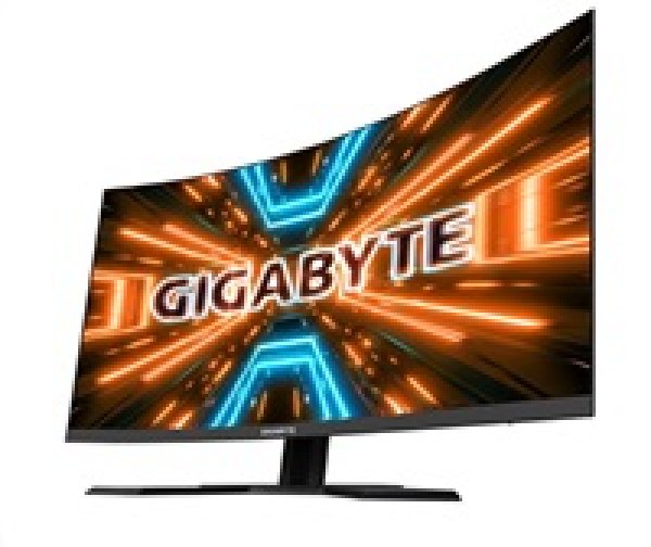 GIGABYTE LCD - 31.5" Gaming monitor G32QC A, 2560x1440 QHD, 350cd/m2, 1ms, 2xHDMI 2.0, 1xDP 1.2, 2xUSB 3.0, curve, VA