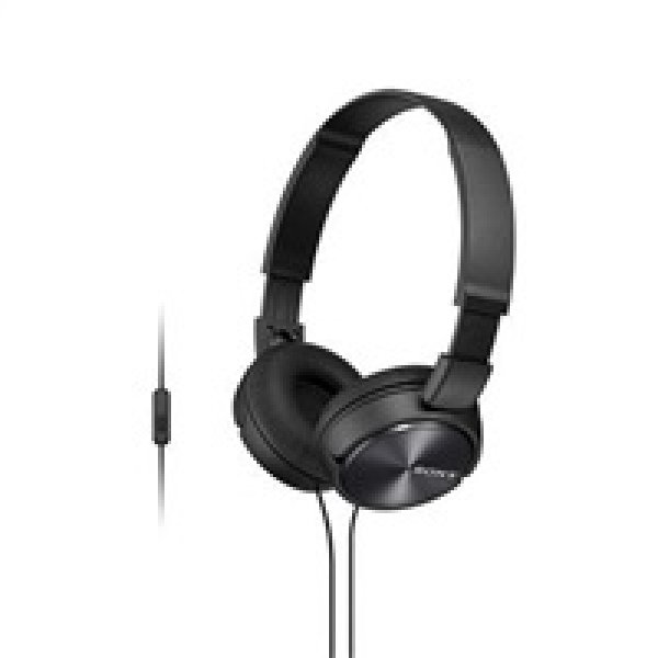 SONY stereo sluchátka MDR-ZX310AP, černá