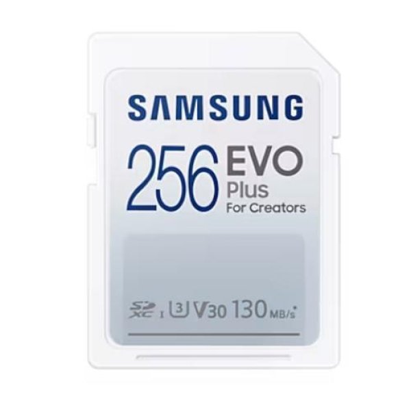 Samsung EVO Plus/SDXC/256GB/130MBps/UHS-I U3 / Class 10