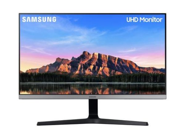 SAMSUNG LCD 28" monitor UR55 model U28R550 UHD 3840x2160 IPS (4ms, 250-300cd, 2xHDMI+DPort, výstup sluchátka, LU28R550UQUXEN)