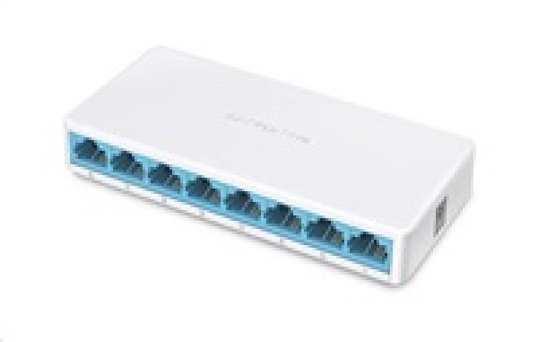 MERCUSYS switch MS108 (8x100Mb/s, fanless)