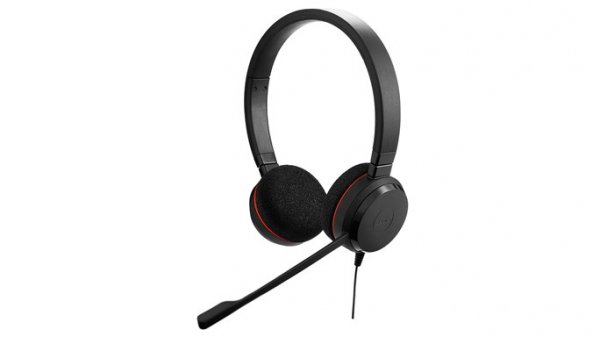 Jabra Evolve 20/Stereo/USB/Drát/Černá