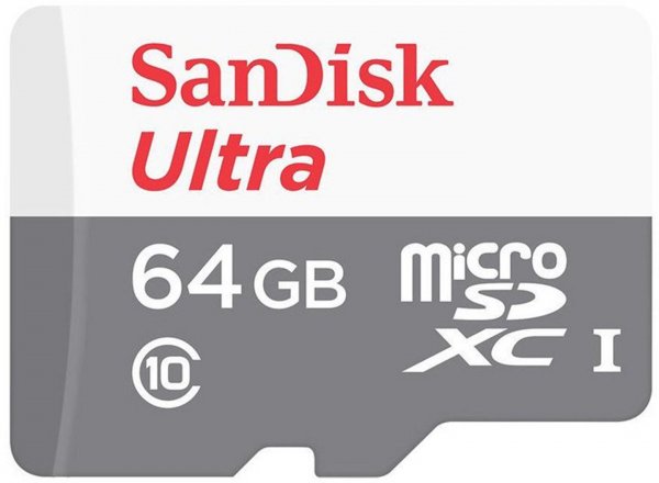 SanDisk Ultra/micro SDXC/64GB/100MBps/UHS-I U1 / Class 10