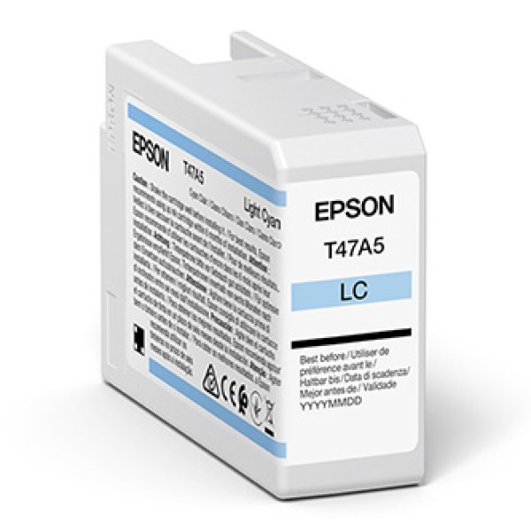 Náplň Epson C13T47A500 světle azurová