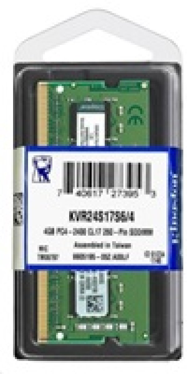 KINGSTON 4GB SO-DIMM DDR4 2666MHz 1.2V CL19 (8Gbit hustota)