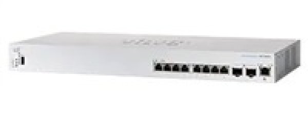 Cisco switch CBS350-8XT-UK, 6xGbE, 2xGbE RJ45/SFP+ - REFRESH