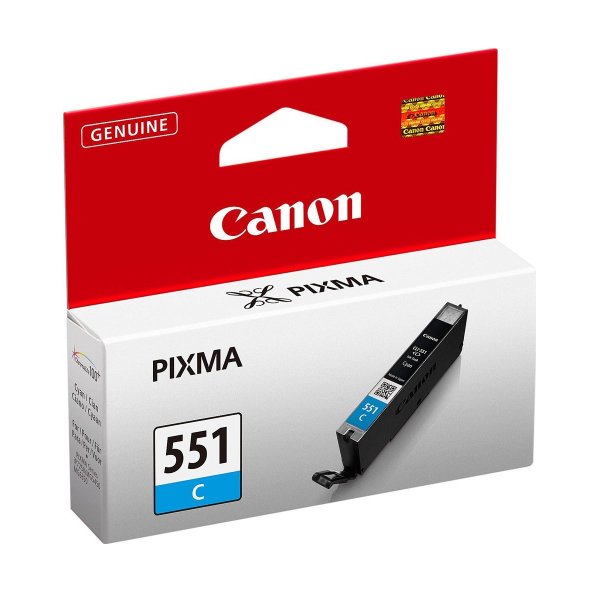 Náplň CANON CLI-551, 6509B001 azurová (7ml)