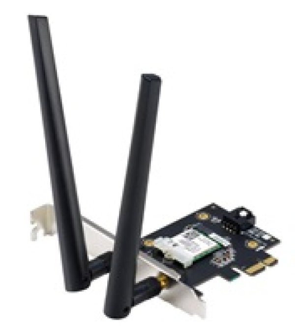 ASUS PCE-AXE5400 Wireless AXE5400 PCIe Wi-Fi 6E Adapter Card, Bluetooth 5.2