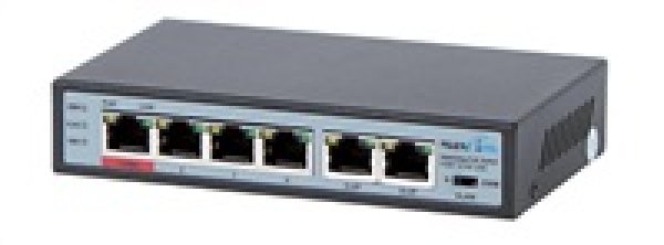 MaxLink PoE switch PSBT-6-4P-250 (náhrada za PSAT-6-4P-250), 6x LAN/4x PoE 250m, 802.3af/at/bt