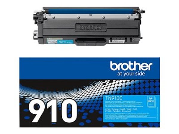 Toner BROTHER TN-910C azurový (9 000 stran)