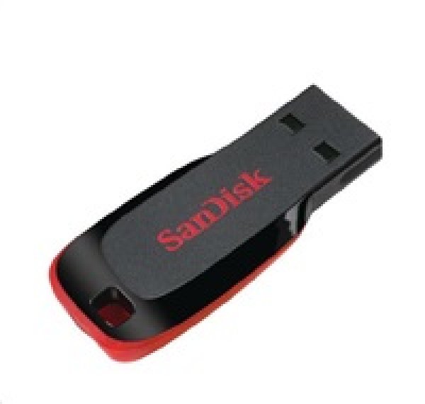 SanDisk Flash Disk 64GB Cruzer Blade, USB 2.0, černá