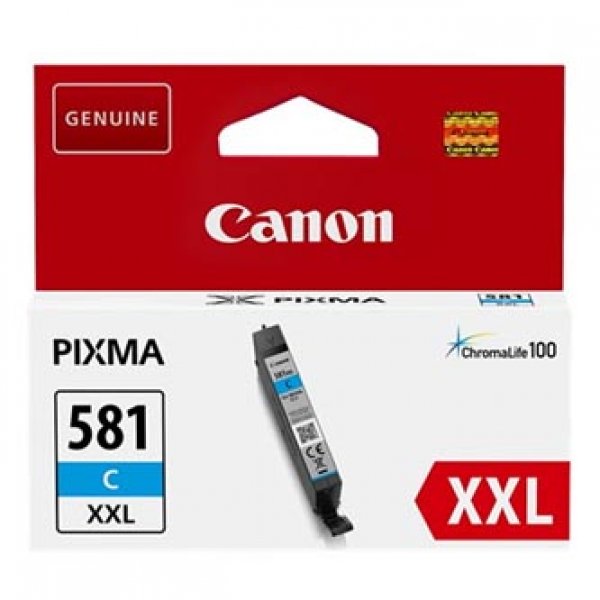 Náplň CANON CLI-581XXL, 1995C001 azurová (11,7 ml)