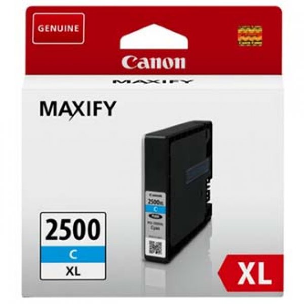 Náplň CANON PGI-2500XL, 9265B001 azurová (19,3 ml)