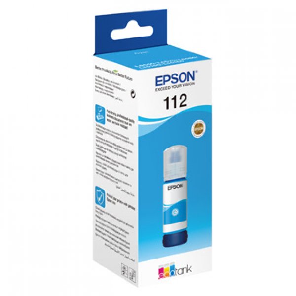 Náplň EPSON C13T06C24A, 112 azurová (70 ml)