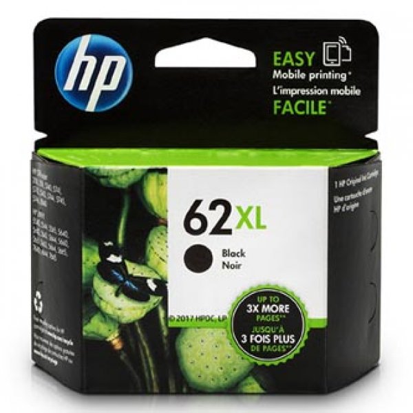 Náplň HP 62XL, C2P05AE černá (600 stran)