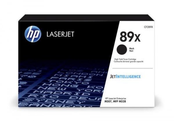 Toner HP CF289X, HP 89X černý (10 000 stran)