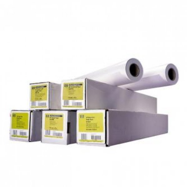 HP 1524/67.5/Heavyweight Coated Paper, potahovaný, 60", Q1957A, 130 g/m2, papír, 1524mmx67.5m, bílý, pro inkoustové tiskárny, role